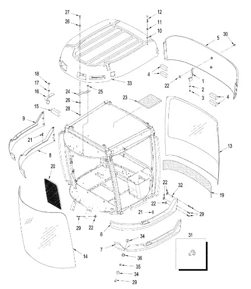 87358025 - Солнцезащитный козырек